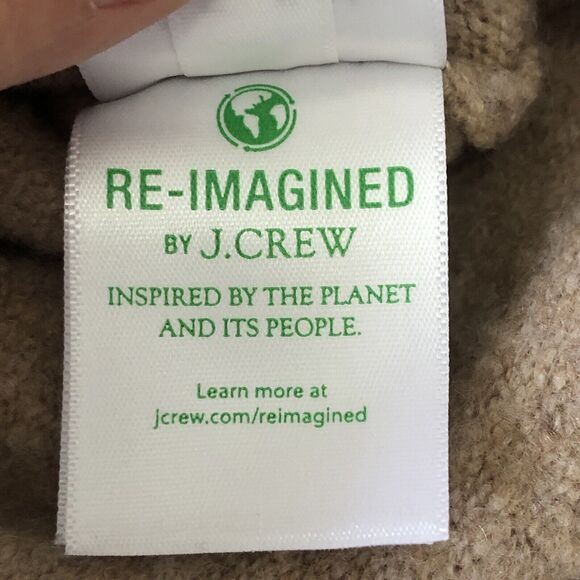 J.Crew Women’s Extra Soft Sweater Split Hem Brown Wool Blend Size Small - Picture 15 of 15